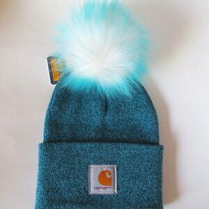 Carhartt Hat Beanie Handmade in USA Pom